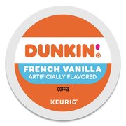 Dunkin K-Cup Pods, French Vanilla, PK22 PK 881334012682